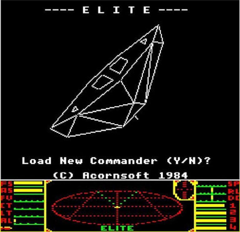 Elite (1984) le simulateur de commerce spatial a quand même pris un petit coup de vieux