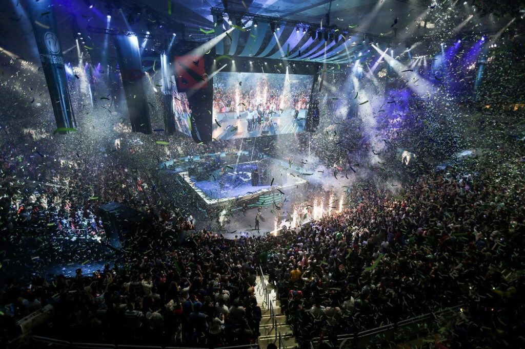 Événement d’E-sport sur Dota 2